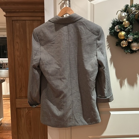 NWT ZARA xs plaid oversized blazer - Picture 10 of 12